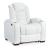 Party Time Leatherette Power Recliner w/Headrest