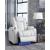 Party Time Leatherette Power Recliner w/Headrest