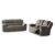 Laresview Polyester Reclining Living Room Set