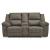 Laresview Polyester Reclining Loveseat w/Console