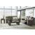 Laresview Polyester Reclining Loveseat w/Console