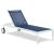 Nizuc Outdoor Patio Adjustable Sun Chaise Lounge Chair with Aluminum Frame