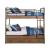 Adams Youth Wood/Metal Bunk Bed w/Trundle, Twin/Twin Size