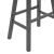 Creations Wood 24-Inch Sawhorse Counter Stool, Set of 2