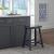 Creations Wood 24-Inch Sawhorse Counter Stool, Set of 2