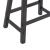 Creations Wood 24-Inch Sawhorse Counter Stool, Set of 2
