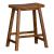 Creations 24-Inch Sawhorse Counter Stool | Wood Kitchen Stool