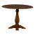 Creations Round Wood Drop Leaf Dining Table