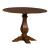 Creations Round Wood Drop Leaf Dining Table