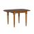 Creations Oval Wood Drop-Leaf Dining Table | Tobacco Finish