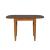 Creations Oval Wood Drop-Leaf Dining Table | Tobacco Finish