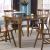 Creations Oval Wood Drop-Leaf Dining Table | Tobacco Finish
