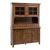 Hearthstone Ridge Wood/Glass Hutch & Buffet w/5 Drawers & 4 Doors