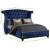 Sophia Fabric Upholstered Queen Size Bed