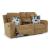 Kanlow Polyester Reclining Loveseat w/Console