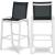 Nizuc Outdoor Patio Mesh Barstool with White Aluminum Frame