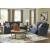 Danum Polyester Reclining Living Room Set