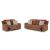 Danum Polyester Reclining Living Room Set