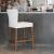 Albie KD Diamond Stitching PU Counter Stool