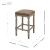 Ernie KD Wood Counter Stool