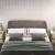 Platinum Kleo Nabuk Platform Bedroom Set w/Storage