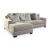 Ardsley 101-inch 2-Piece Polyester Sectional Sofa w/Left Hand Chaise Facing