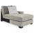 Ardsley 127-inch 2-Piece Polyester Sectional Sofa w/Right Hand Chaise Facing