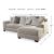 Ardsley 2-Piece Polyester Sectional Sofa w/Right Hand Chaise Facing
