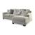 Ardsley 2-Piece Polyester Sectional Sofa w/Right Hand Chaise Facing