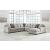 Ardsley 135-inch 5-Piece Polyester U-Shaped Sectional Sofa w/Right Chaise