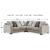 Ardsley 106-inch 3-Piece Polyester L-Shaped Sectional Sofa