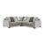 Ardsley 106-inch 3-Piece Polyester L-Shaped Sectional Sofa