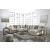Ardsley 135-inch 4-Piece Polyester U-Shaped Sectional Sofa w/Right Chaise, Combination 2