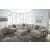 Ardsley 160-inch 5-Piece Polyester U-Shaped Sectional Sofa w/Right Chaise