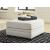 Huntsworth Polyester Oversized Accent Ottoman