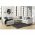 Huntsworth 4-Piece Polyester U-Shaped Sectional Sofa w/Left Arm Chaise Facing