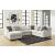 Huntsworth 4-Piece Polyester U-Shaped Sectional Sofa w/Left Arm Chaise Facing