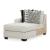 Huntsworth 4-Piece Polyester U-Shaped Sectional Sofa w/Left Arm Chaise Facing