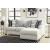 Huntsworth 2-Piece Polyester L-Shaped Sectional Sofa w/Right Arm Chaise Facing