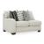 Huntsworth 2-Piece Polyester L-Shaped Sectional Sofa w/Right Arm Chaise Facing
