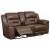 Stoneland Faux Leather Manual Reclining Living Room Set