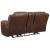 Stoneland Faux Leather Manual Reclining Loveseat w/Console