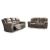 Stoneland Faux Leather Power Reclining Living Room Set