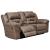 Stoneland Faux Leather Manual Reclining Loveseat w/Console