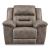 Stoneland Faux Leather Power Rocker Recliner Armchair