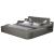 Zoya Fabric Upholstered King Size Bed