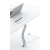Ergonomic Master MFC Radial Office Desk w/Manual Height Adjustment
