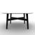Abrey Laminated Ceramic-Glass/Wood Coffee Table