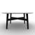 Abrey Laminated Ceramic-Glass/Wood Coffee Table