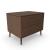 Boston Wood Nightstand w/2 Drawers
